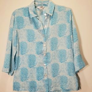 Stonebridge Signature Silk Blouse, Size SP